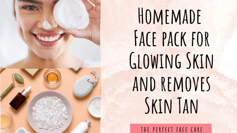 Pink Feather Blog - Homemade Face pack for Glowing Skin and removes Skin Tan
